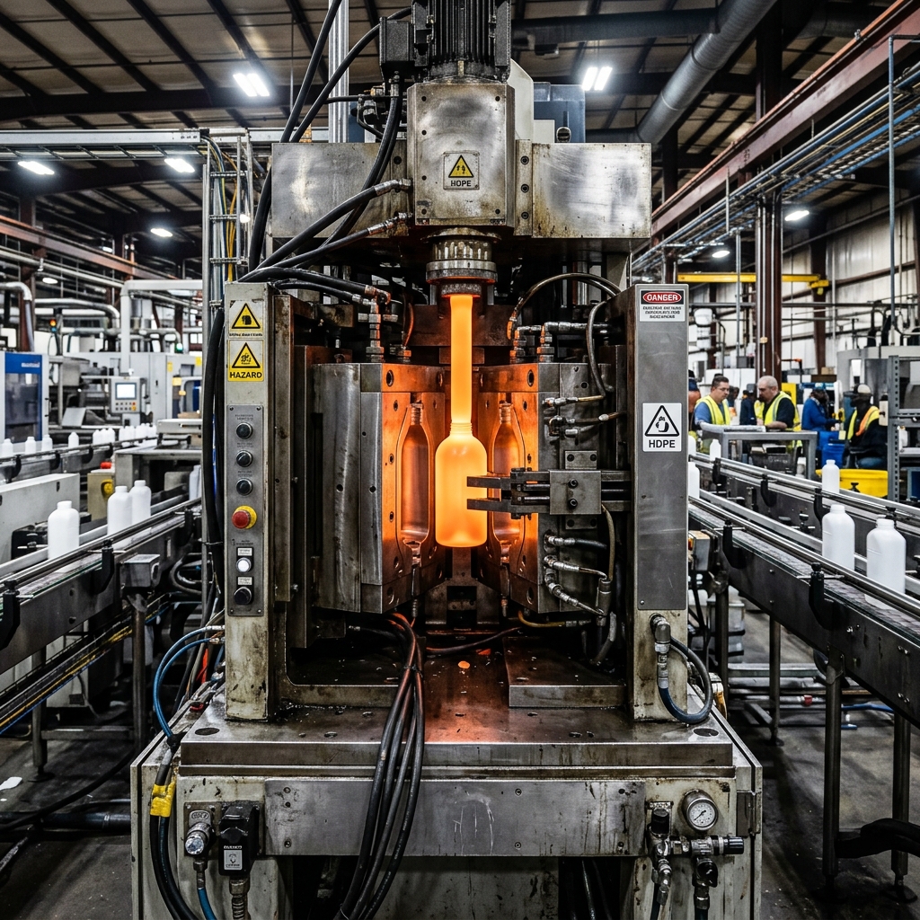 Sairam Plastics blow moulding manufacturing line