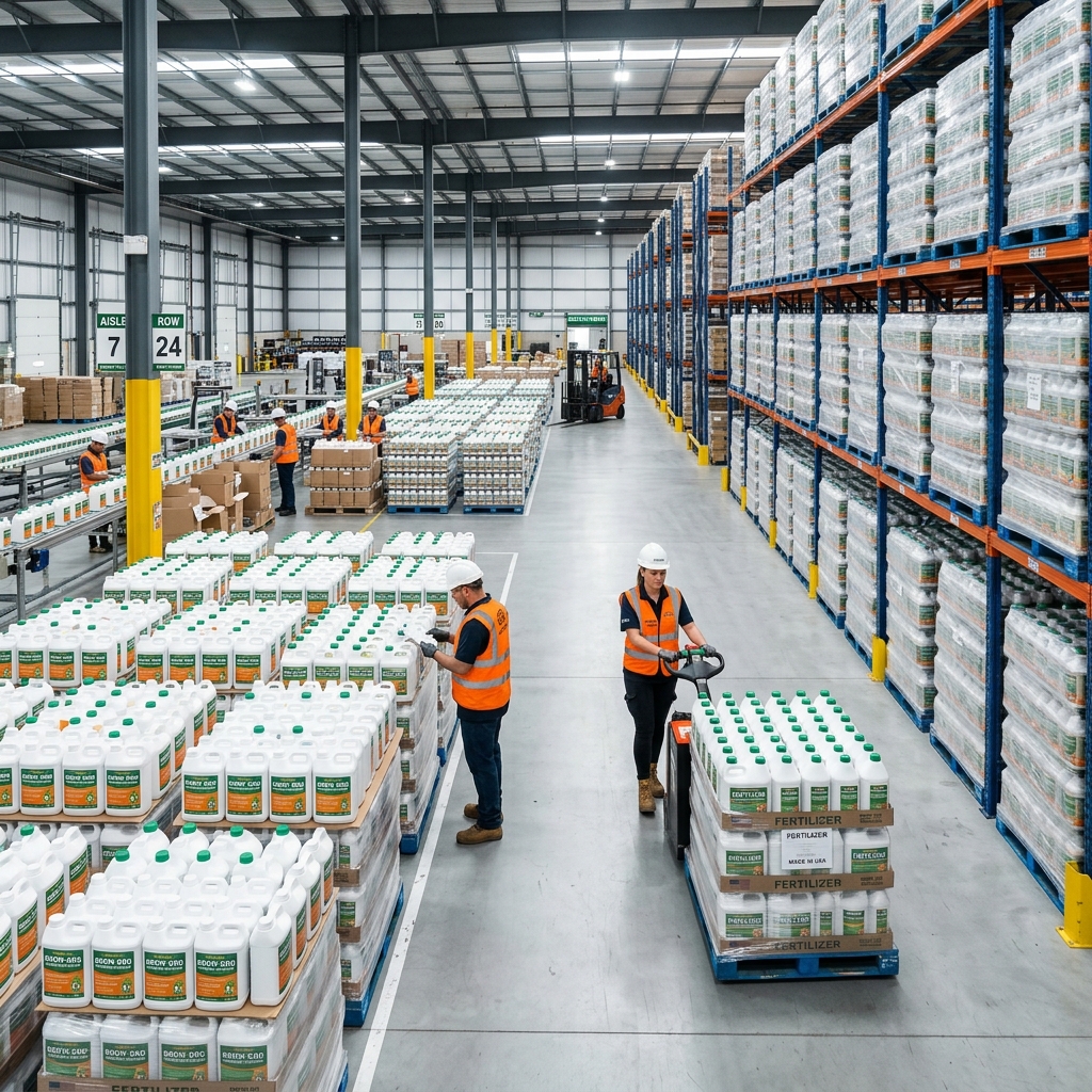 Packaging and dispatch warehouse